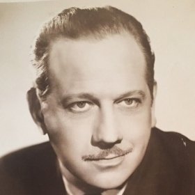 Portrait of 1940s actor