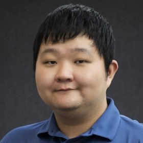 Person in a blue shirt