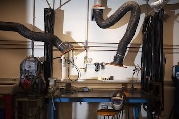 Tube welding setup