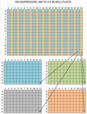 Diagram of microplates